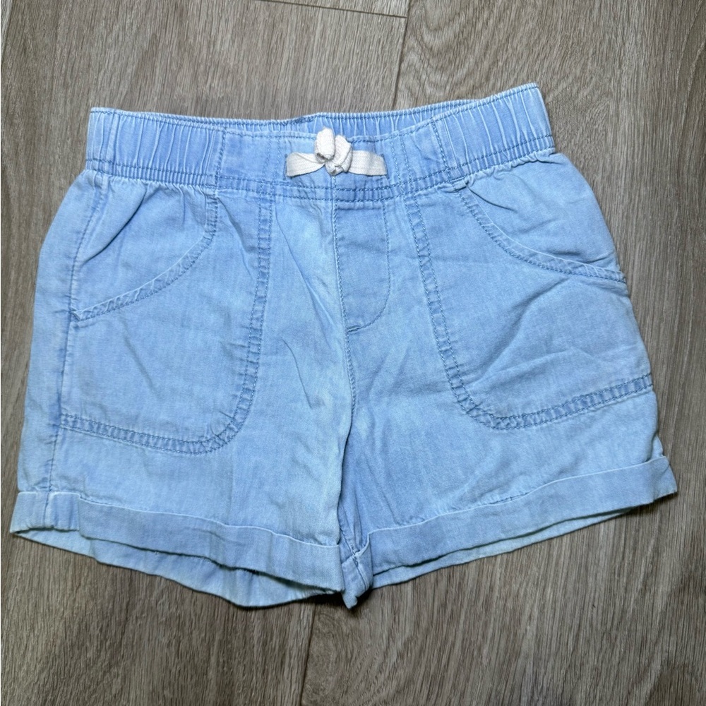 Wonder Nation Light Blue High Waist kids Shorts